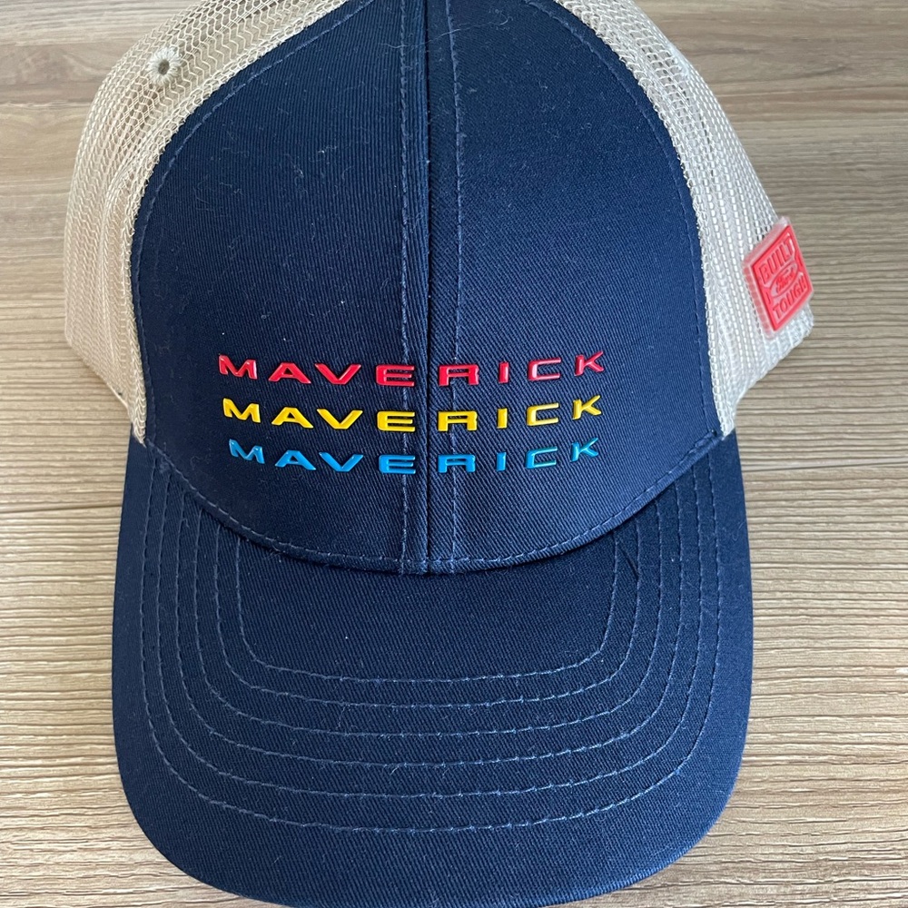 FORD MAVERICK TRUCK DENIM SNAPBACK TRUCKER HAT XL XLT LARIAT LOBO TREMOR